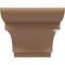 Ekena Millwork 5"W x 10"D x 5"H Wide New Brighton Rough Cedar Woodgrain TimberThane Corbel, Primed Tan CORUR05X10X05NEBRCPR - alternate 3